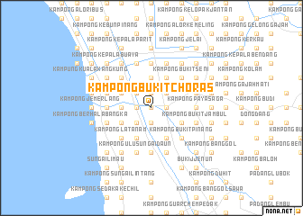 map of Kampong Bukit Choras