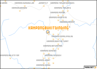 map of Kampong Bukit Dinding