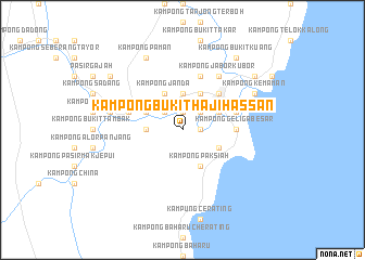 map of Kampong Bukit Haji Hassan
