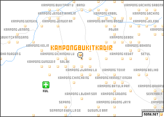 map of Kampong Bukit Kadir