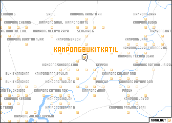 map of Kampong Bukit Katil