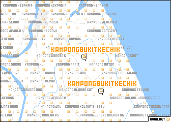 map of Kampong Bukit Kechik