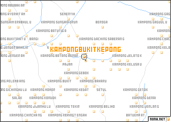 map of Kampong Bukit Kepong