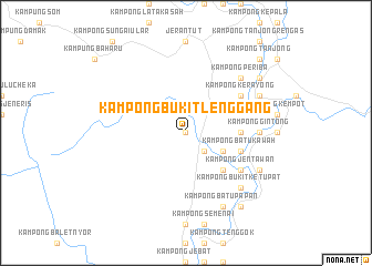 map of Kampong Bukit Lenggang