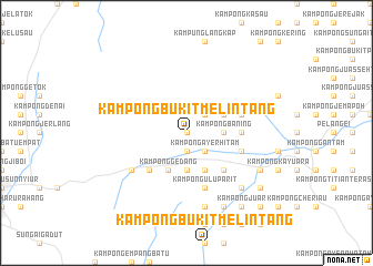 map of Kampong Bukit Melintang