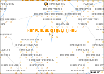 map of Kampong Bukit Melintang