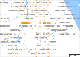 map of Kampong Bukit Mempelas