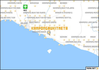 map of Kampong Bukit Meta