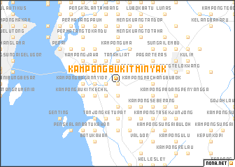 map of Kampong Bukit Minyak