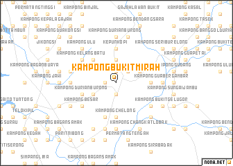 map of Kampong Bukit Mirah
