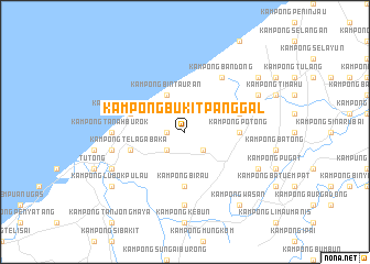 map of Kampong Bukit Panggal