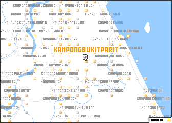 map of Kampong Bukit Parit