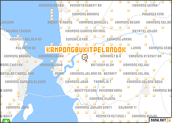 map of Kampong Bukit Pelandok