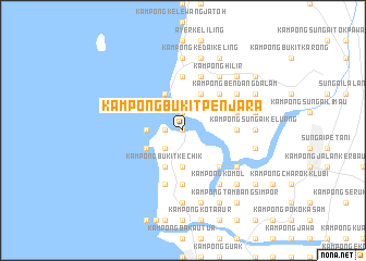 map of Kampong Bukit Penjara