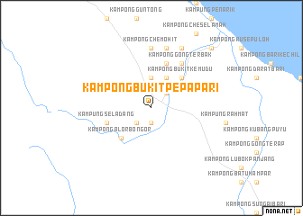 map of Kampong Bukit Pepapari