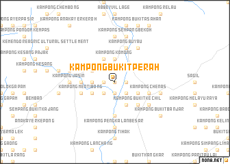 map of Kampong Bukit Perah