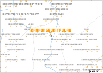 map of Kampong Bukit Pulau