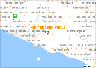 map of Kampong Bukit Sali