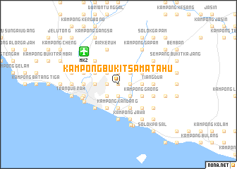 map of Kampong Bukit Sama Tahu