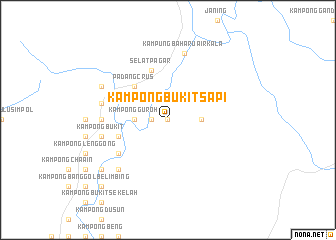 map of Kampong Bukit Sapi