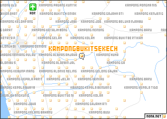 map of Kampong Bukit Sekech