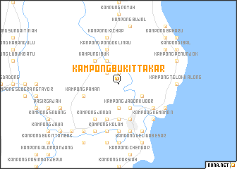 map of Kampong Bukit Takar