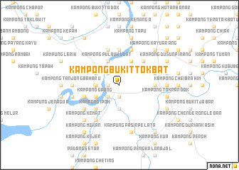 map of Kampong Bukit Tok Bat