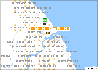 map of Kampong Bukit Tumboh