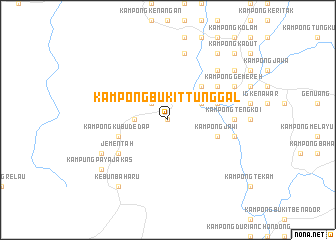 map of Kampong Bukit Tunggal