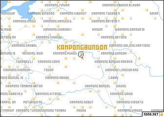 map of Kampong Bundon