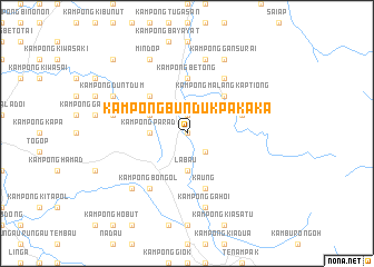 map of Kampong Bunduk Pakaka