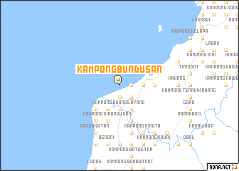 map of Kampong Bundusan