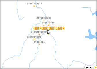 map of Kampong Bunggor