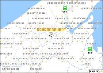 map of Kampong Bunot