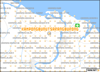 map of Kampong Bunut Sarang Burong