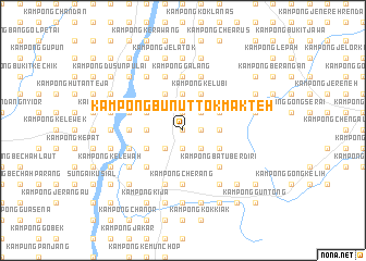 map of Kampong Bunut Tok Mak Teh