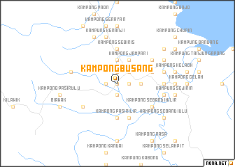 map of Kampong Busang