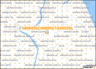 map of Kampong Chabang Tiga Perol