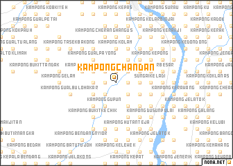 map of Kampong Chandan