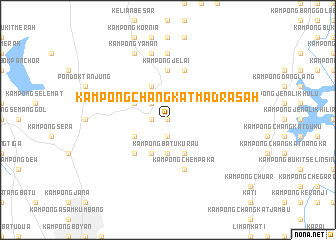 map of Kampong Changkat Madrasah