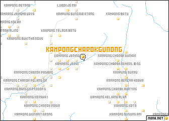 map of Kampong Charok Gunong