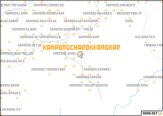 map of Kampong Charok Kangkar