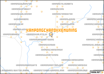 map of Kampong Charok Kemuning