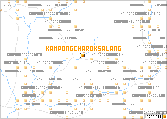 map of Kampong Charok Salang