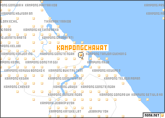 map of Kampong Chawat