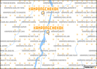 map of Kampong Chekok