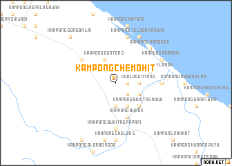 map of Kampong Che Mohit
