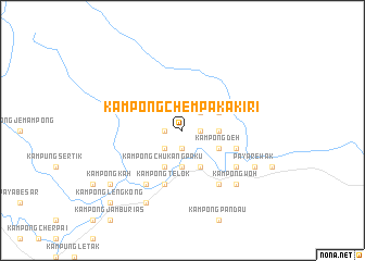 map of Kampong Chempaka Kiri