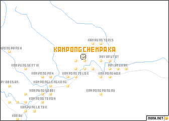 map of Kampong Chempaka