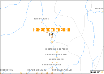 map of Kampong Chempaka